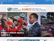 Tablet Screenshot of chroniclet.com